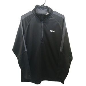 Fila Pullover 1/4 Zip Jacket Long Sleeve Mens Size Medium